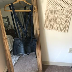 Overall/Suspender shorts